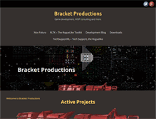 Tablet Screenshot of bracketproductions.com